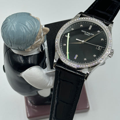 Patek Philippe Calatrava 5297G‑001 Diamond Bezel White‑Gold 38 mm