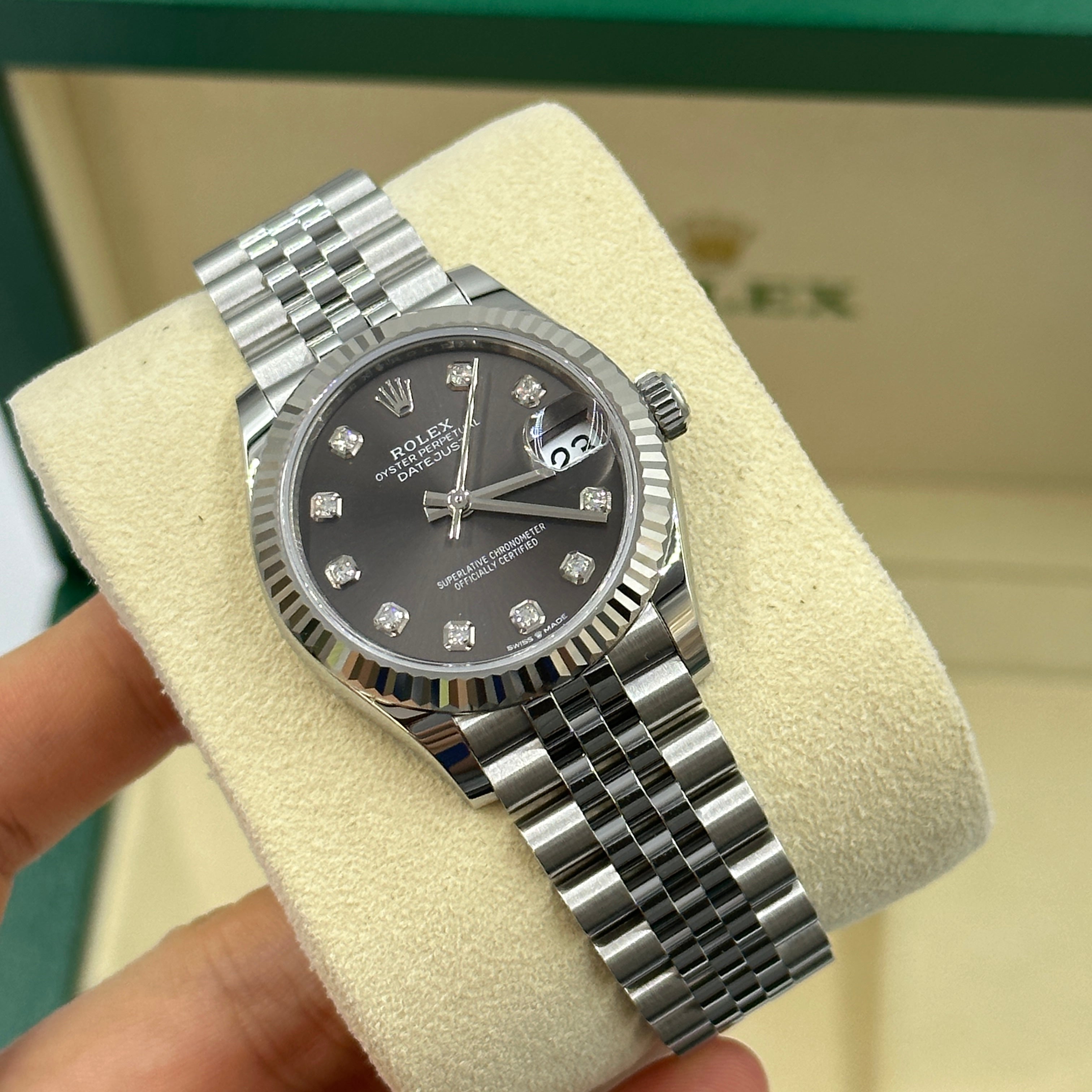 Rolex Datejust 31 278274G Grey Jubilee 2025