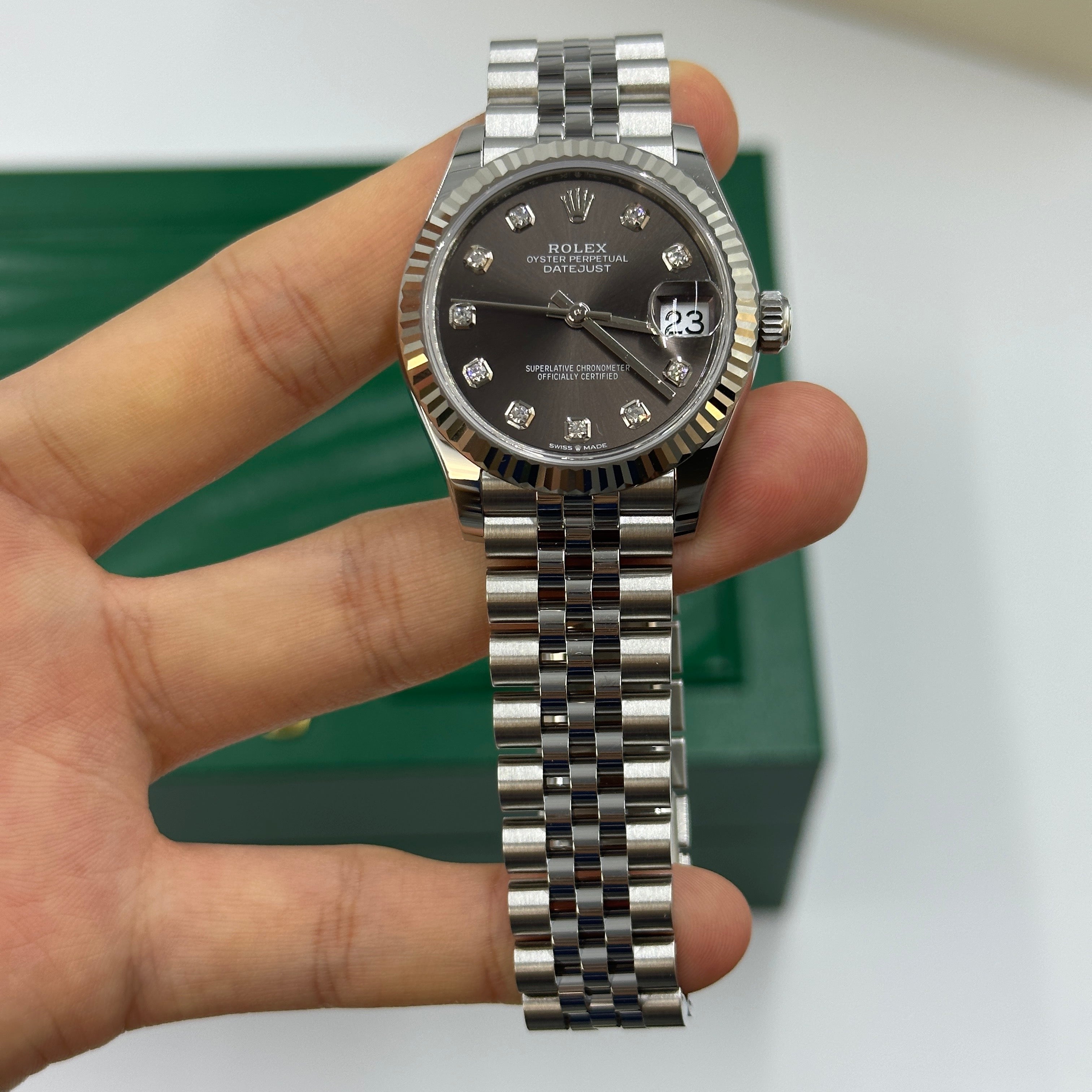 Rolex Datejust 31 278274G Grey Jubilee 2025