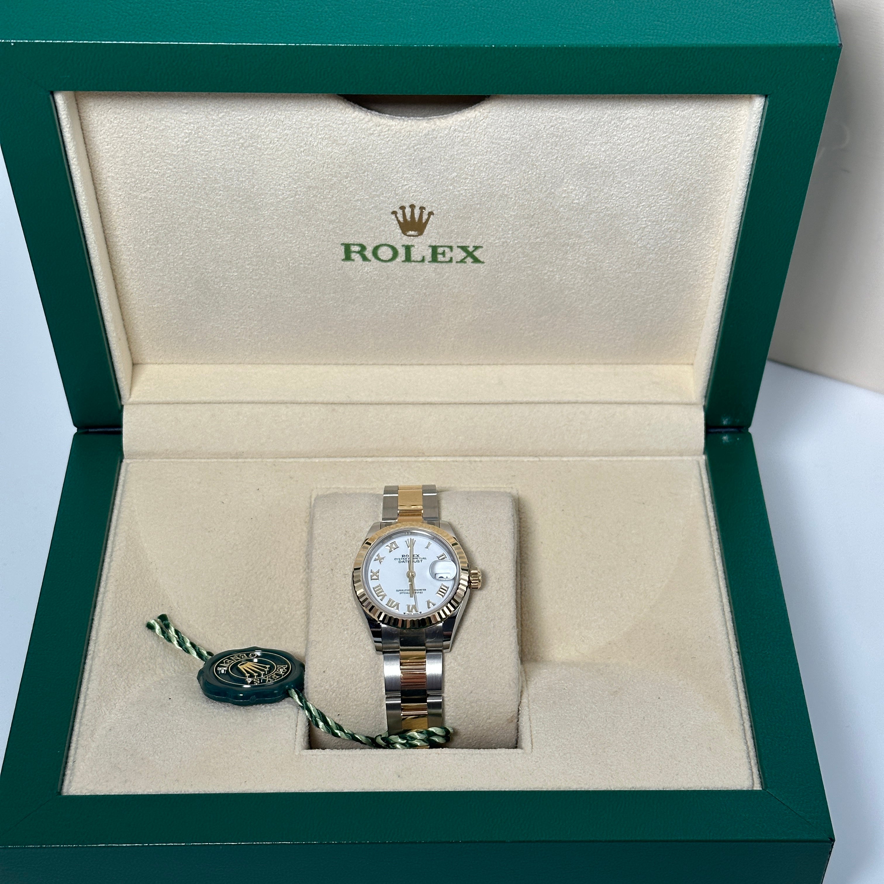 Rolex Lady-Datejust 279173 WHITE ROMAN OYSTER