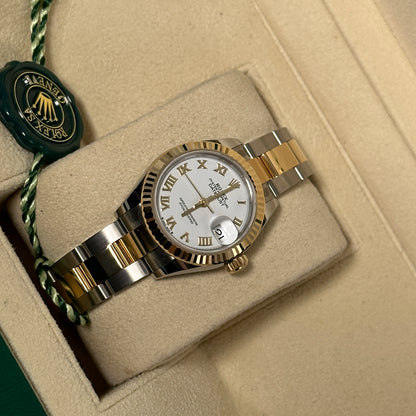 Rolex Lady-Datejust 279173 WHITE ROMAN OYSTER