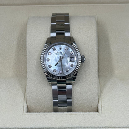 Rolex Lady-Datejust 279174NG White Oyster 2025