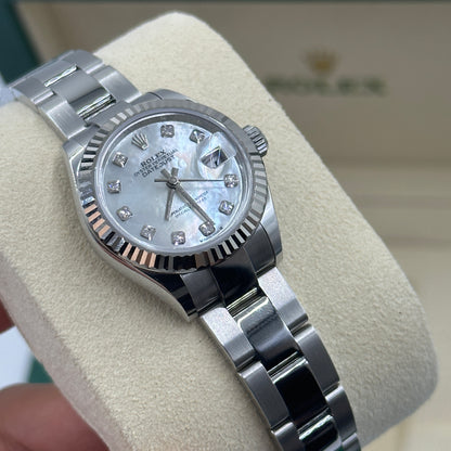 Rolex Lady-Datejust 279174NG White Oyster 2025