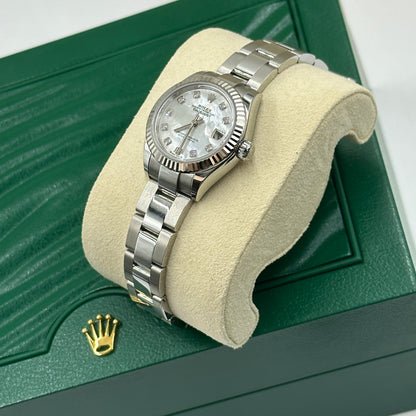 Rolex Lady-Datejust 279174NG White Oyster 2025