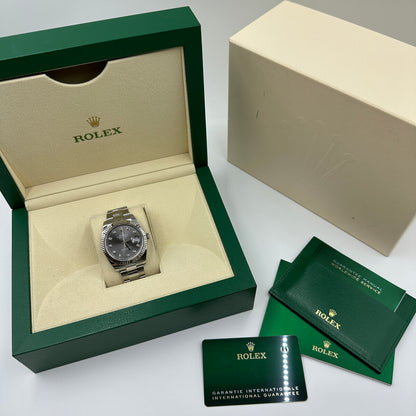 Rolex Datejust 41 126334G Grey Diamond Oyster 2026