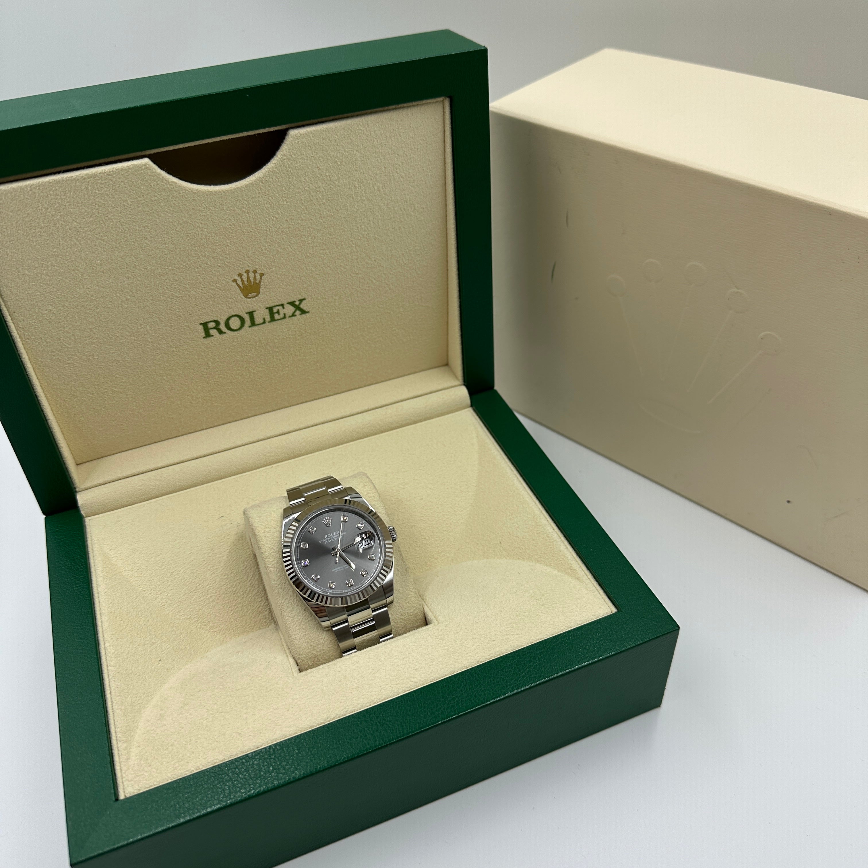 Rolex Datejust 41 126334G Grey Diamond Oyster 2026