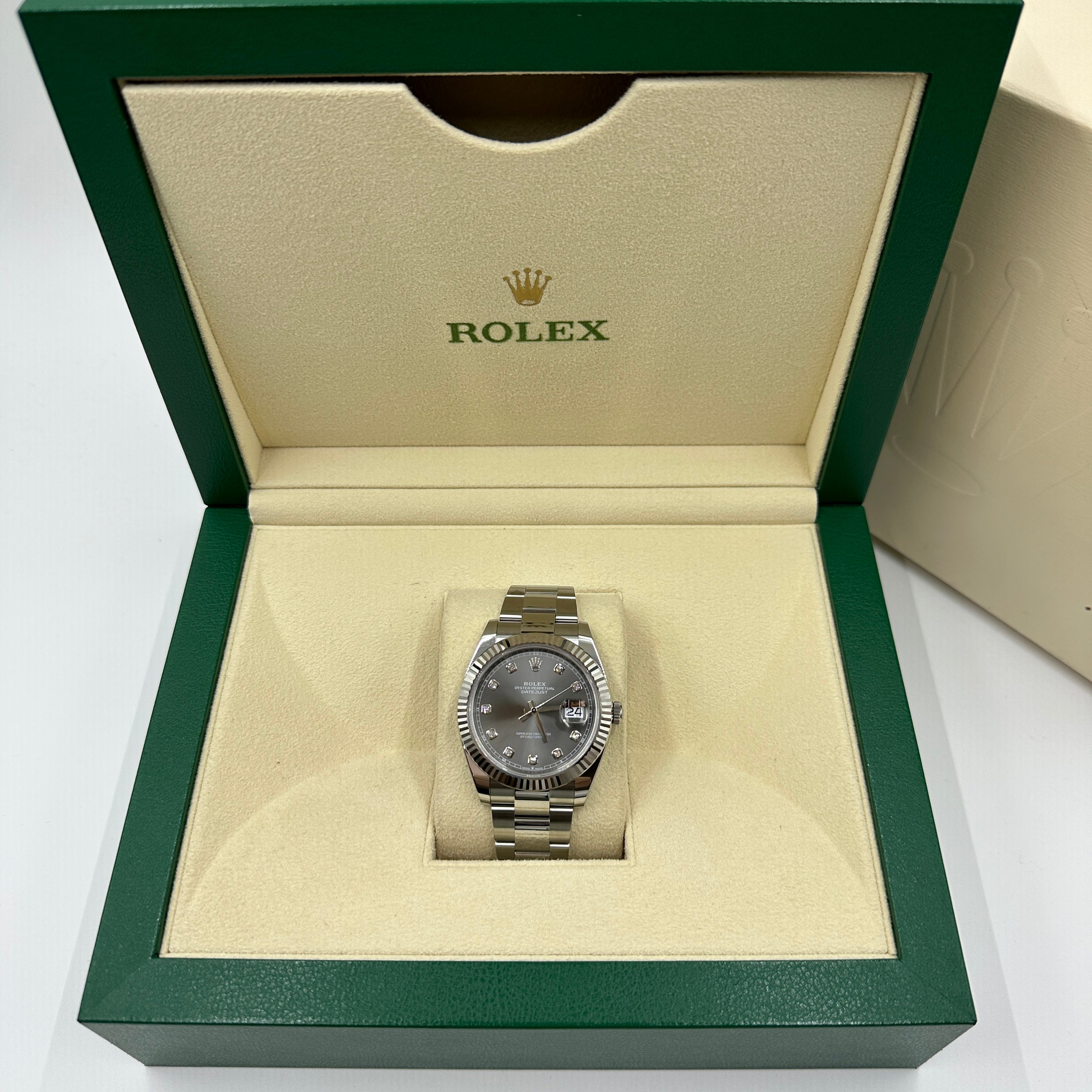 Rolex Datejust 41 126334G Grey Diamond Oyster 2026