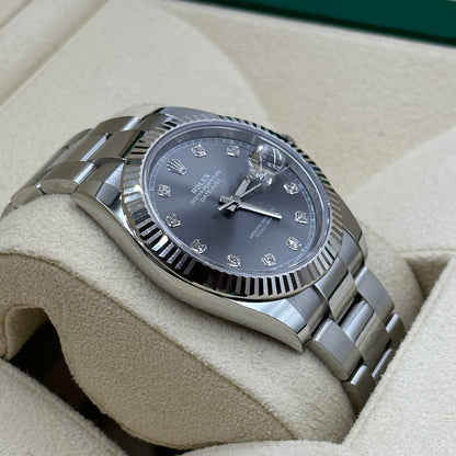 Rolex Datejust 41 126334G Grey Diamond Oyster 2026