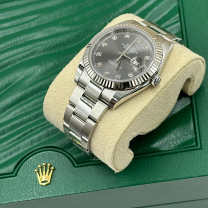 Rolex Datejust 41 126334G Grey Diamond Oyster 2026