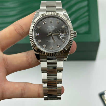 Rolex Datejust 41 126334G Grey Diamond Oyster 2026