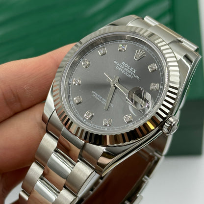 Rolex Datejust 41 126334G Grey Diamond Oyster 2026