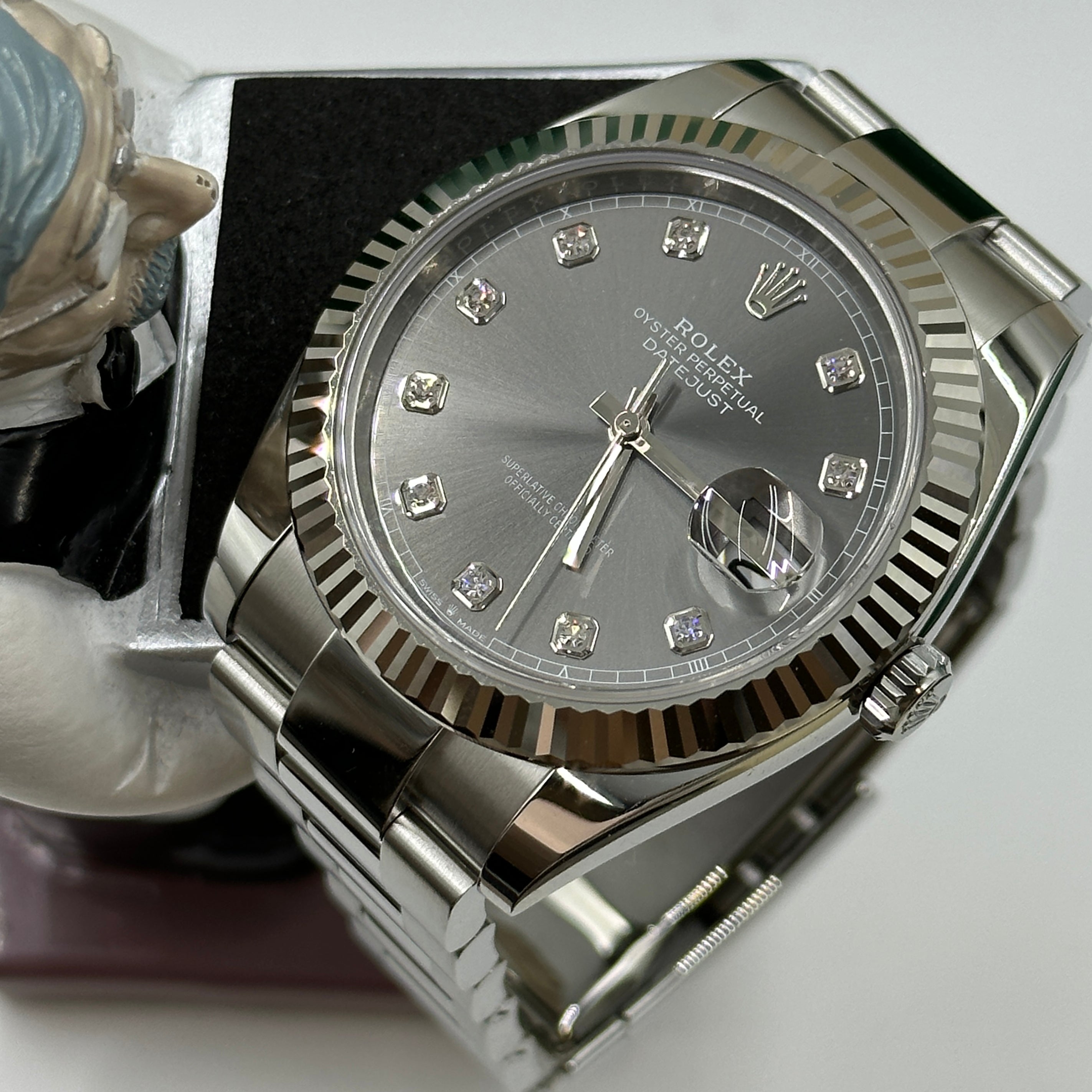 Rolex Datejust 41 126334G Grey Diamond Oyster 2026