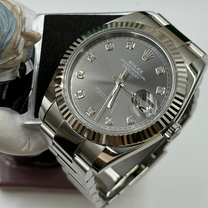 Rolex Datejust 41 126334G Grey Diamond Oyster 2026