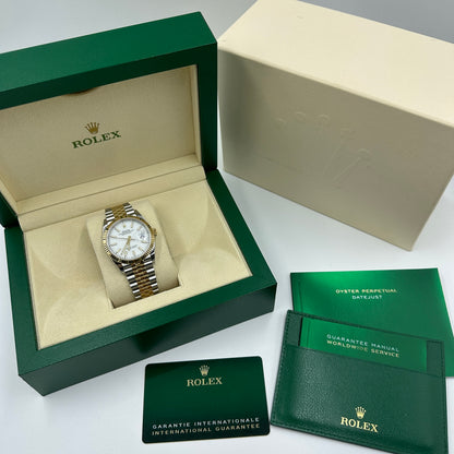 Rolex Datejust 36 126233-0019 White Index Dial Jubilee 2026
