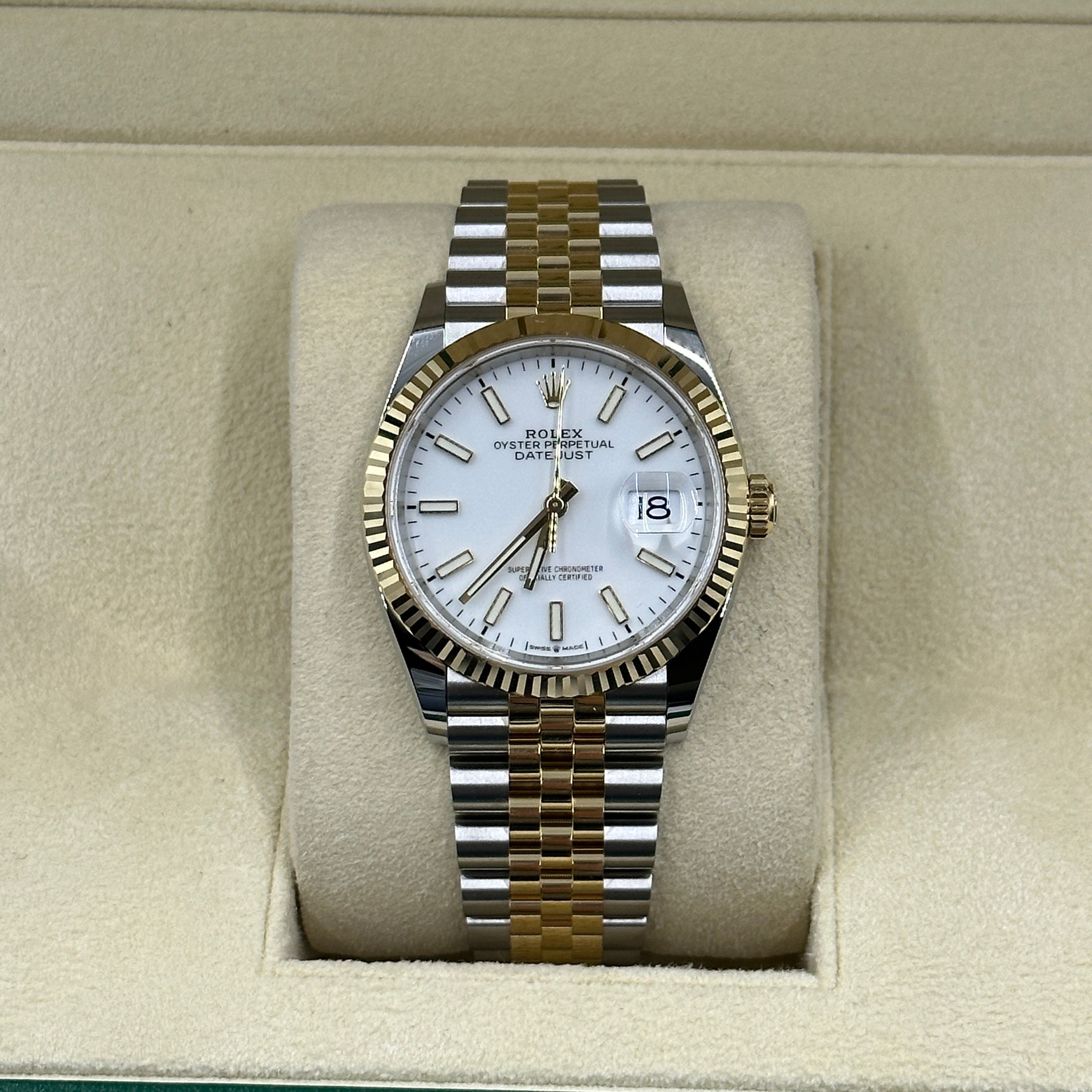 Rolex Datejust 36 126231 White Roman Jubilee 2025