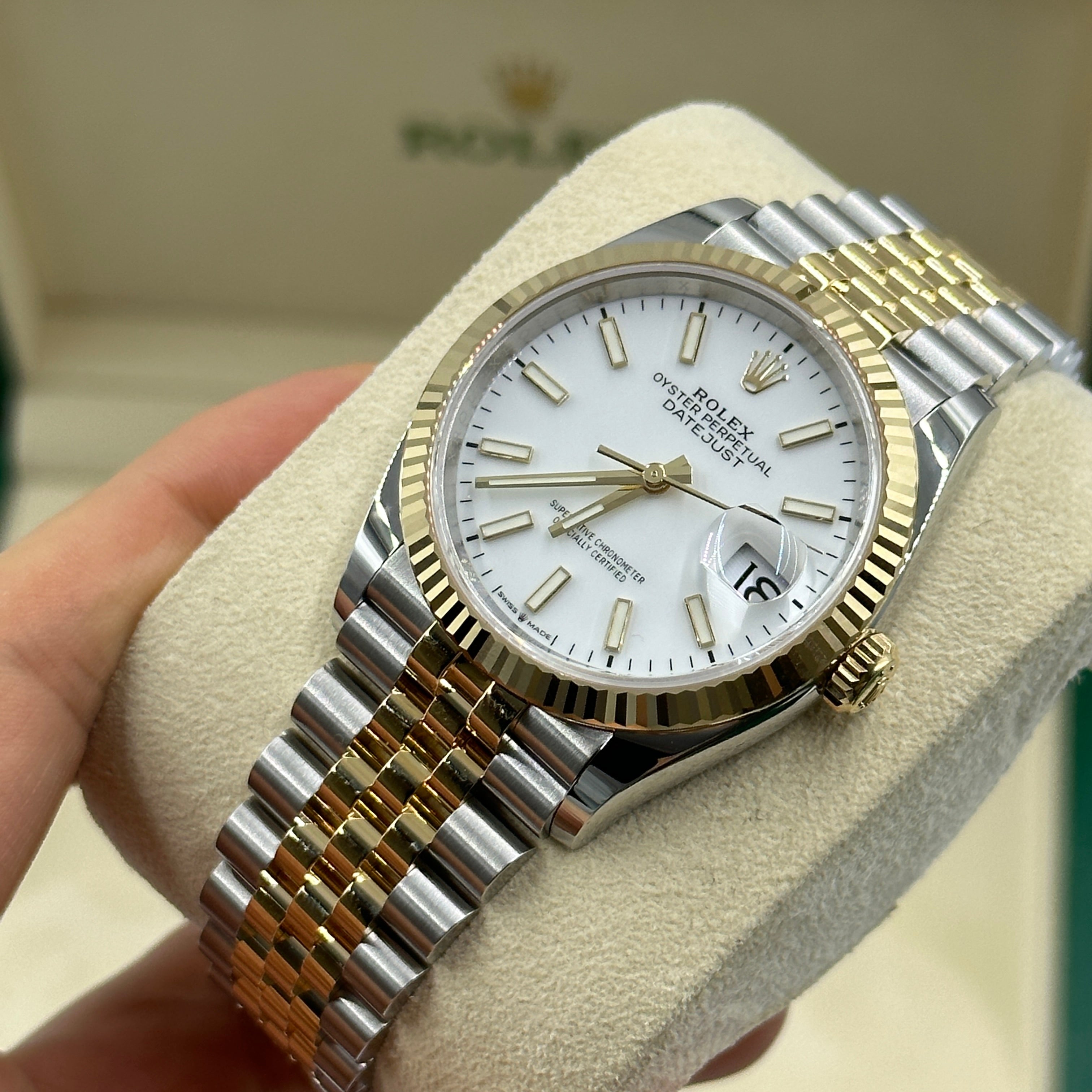 Rolex Datejust 36 126231 White Roman Jubilee 2025