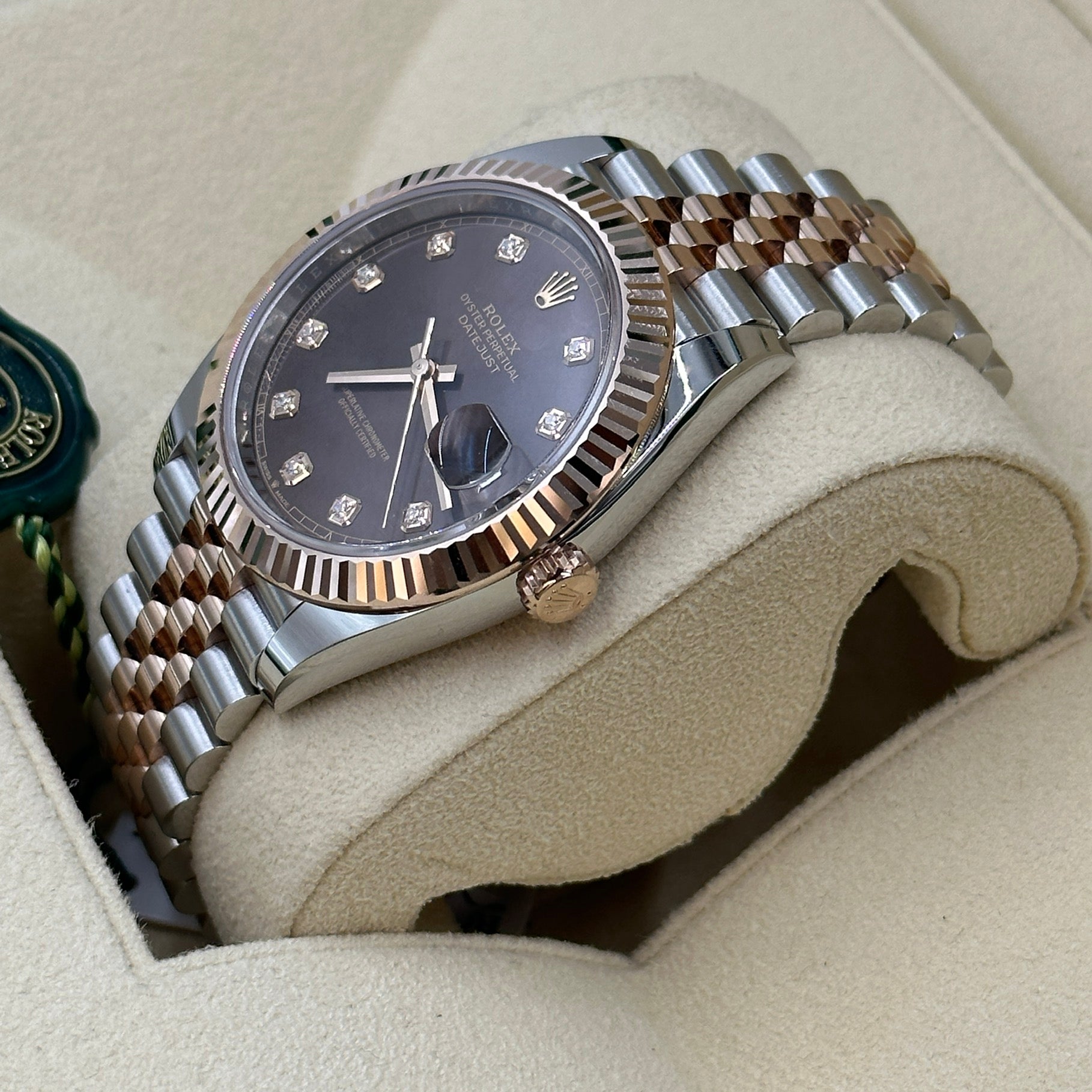 Rolex Datejust 41 126331G Chocolate Jubilee 2025 – EW Watches