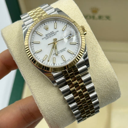 Rolex Datejust 36 126231 White Roman Jubilee 2025