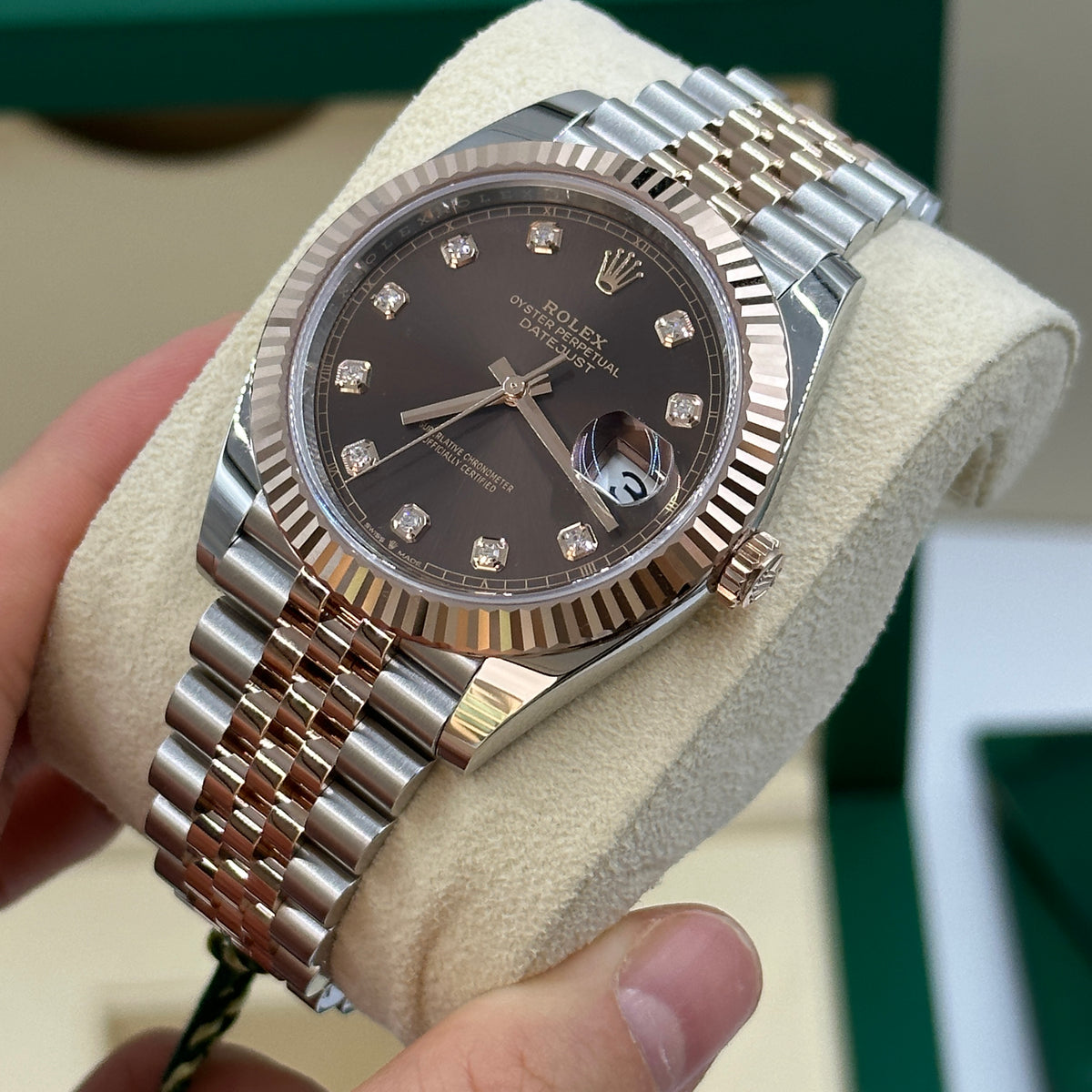 Rolex Datejust 41 126331G Chocolate Jubilee 2025