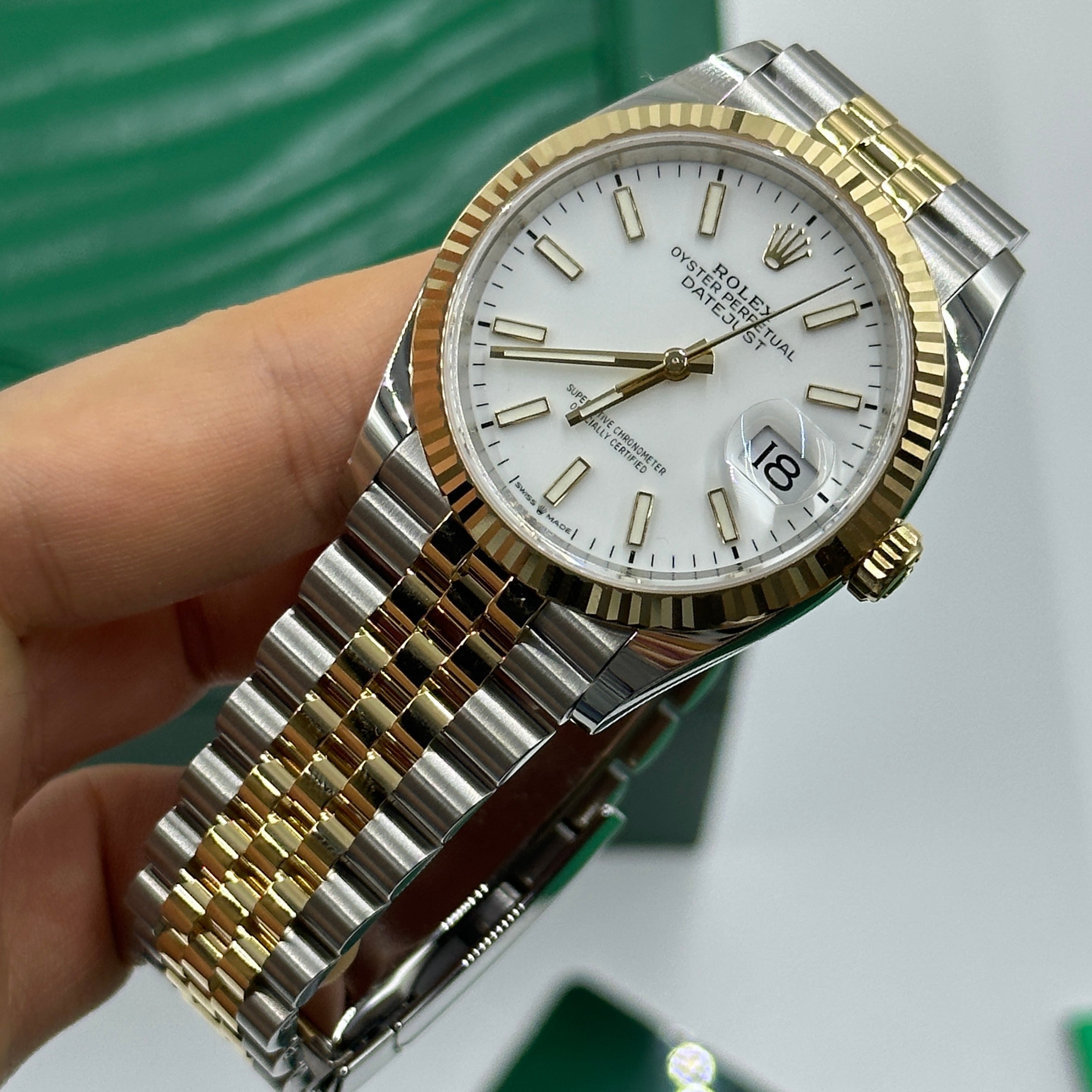 Rolex Datejust 36 126231 White Roman Jubilee 2025