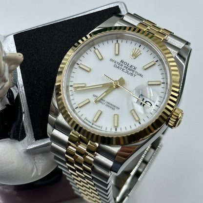 Rolex Datejust 36 126233-0019 White Index Dial Jubilee 2026