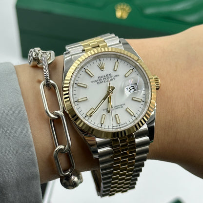Rolex Datejust 36 126231 White Roman Jubilee 2025