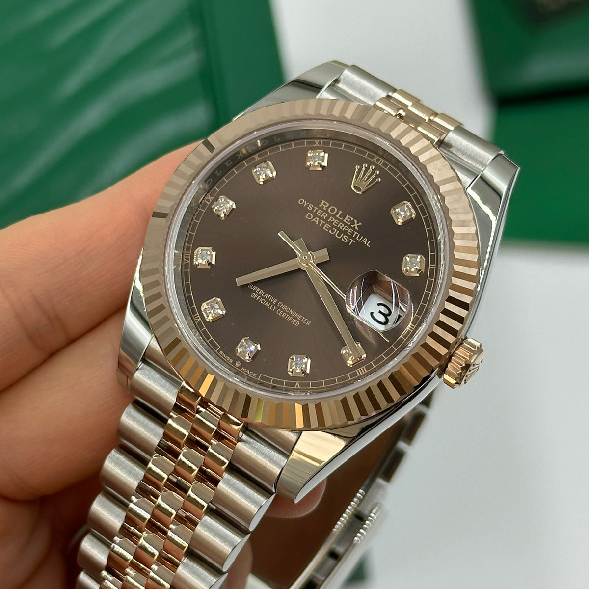 Rolex Datejust 41 126331G Chocolate Jubilee 2025