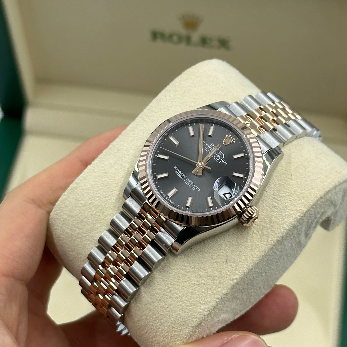 Rolex Datejust 31 278271 Grey Index Jubilee 2025