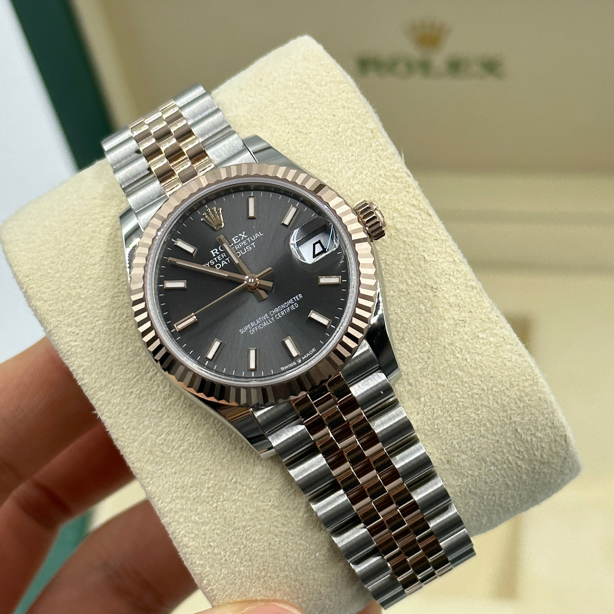Rolex Datejust 31 278271 Grey Index Jubilee 2025