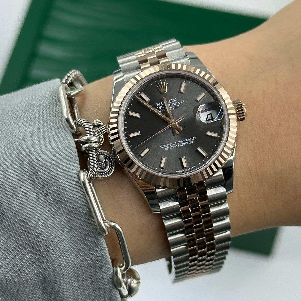 Rolex Datejust 31 278271 Grey Index Jubilee 2025