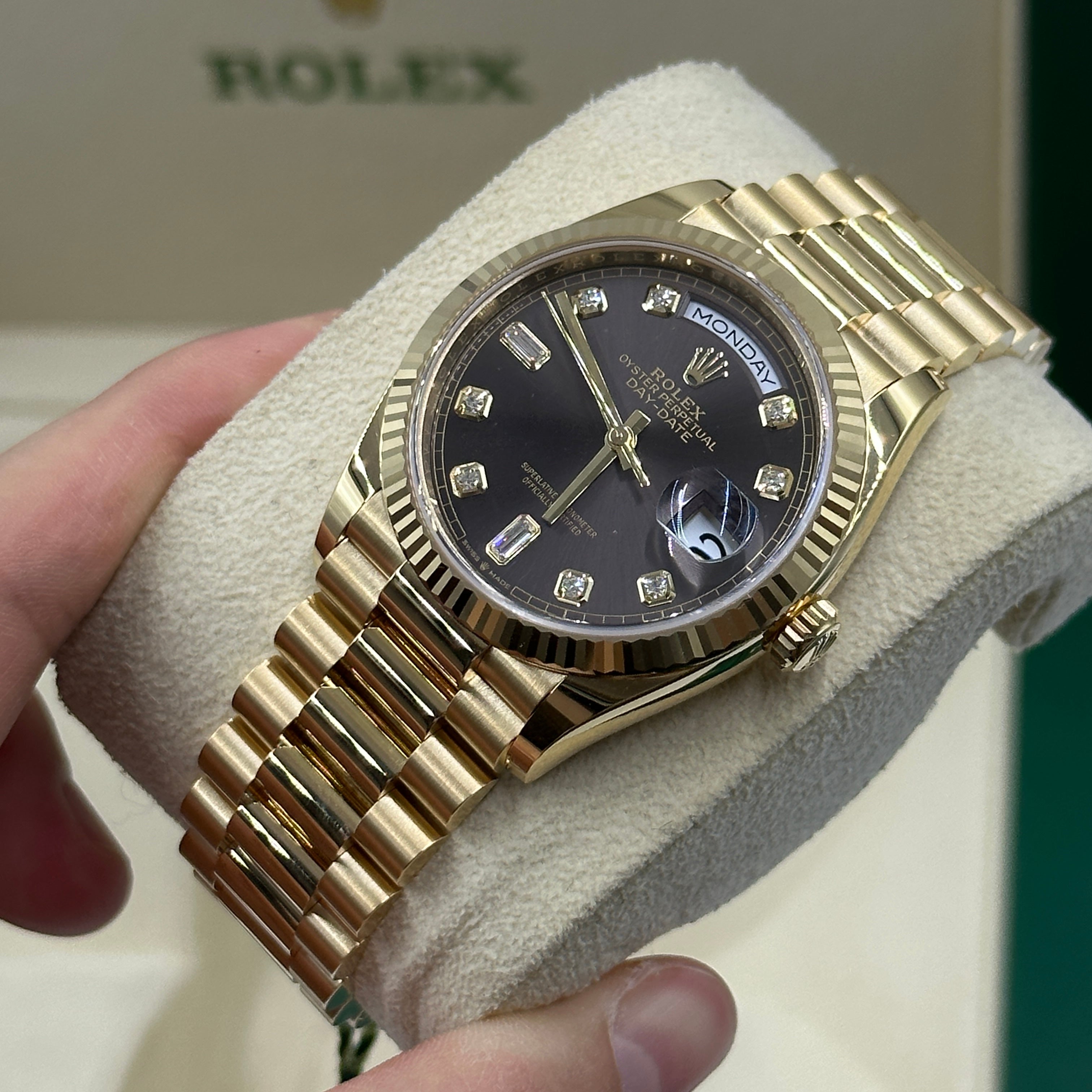 Rolex Day-Date 128238A Grey 2026
