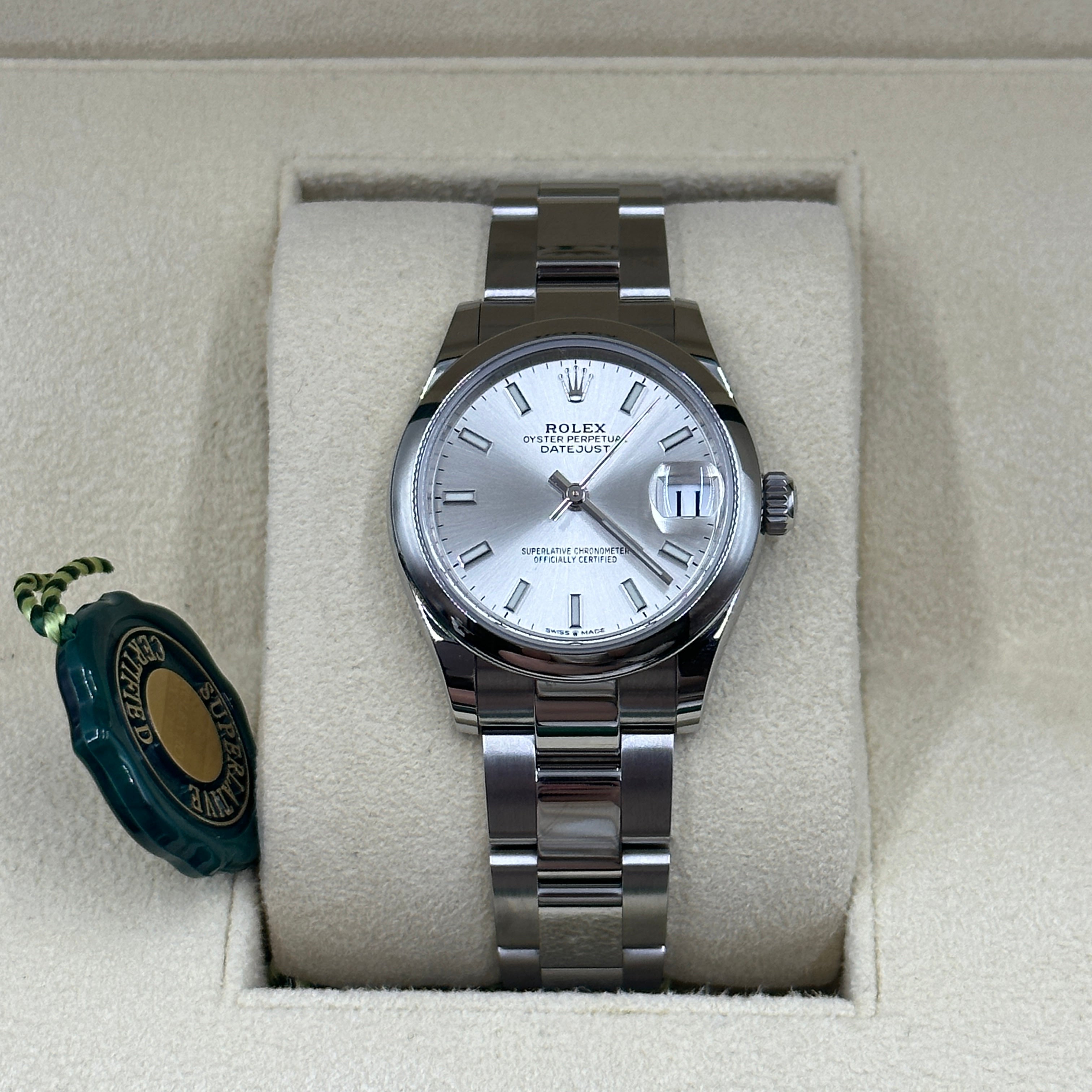 Rolex Datejust 31 278240 Silver Index Oyster