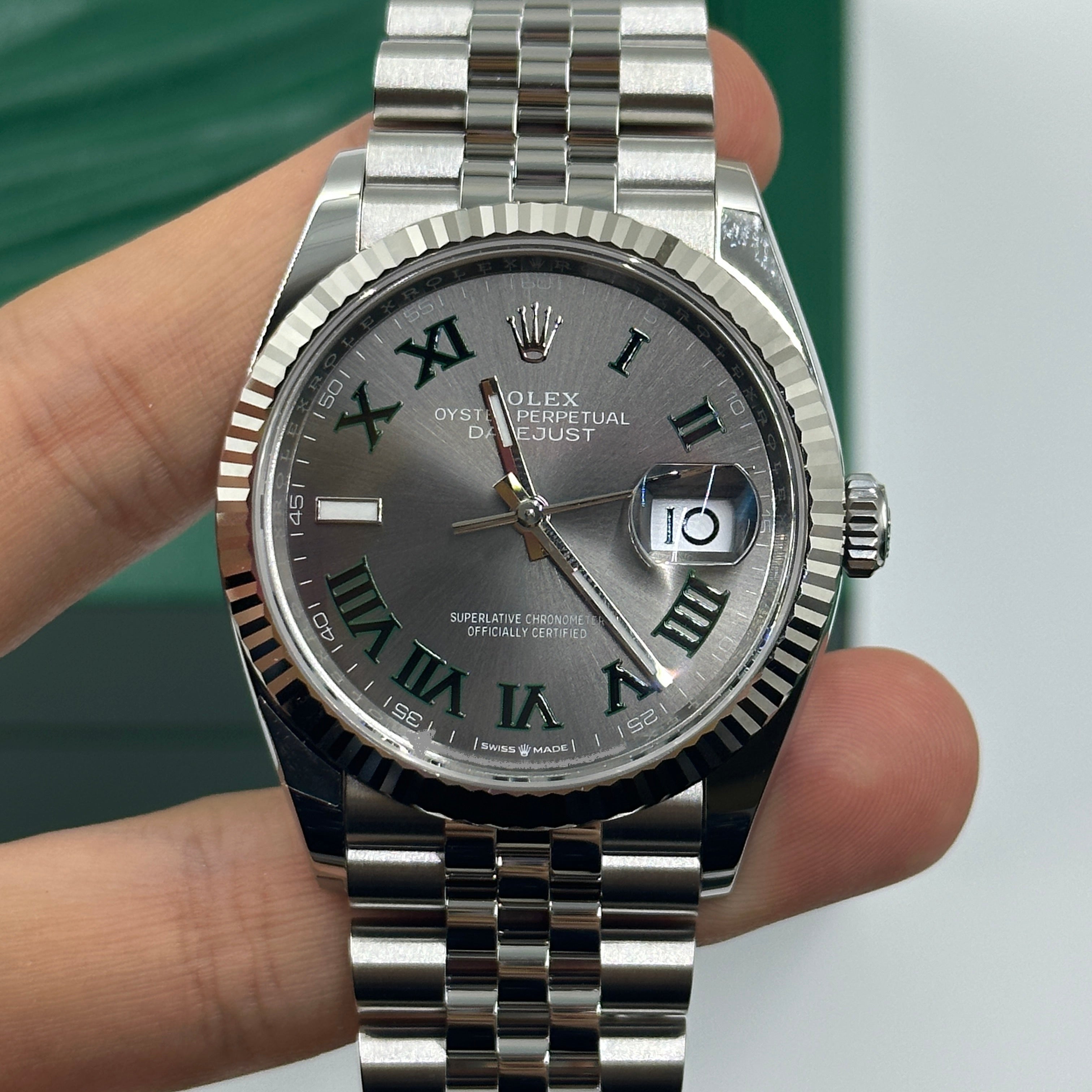 Rolex Datejust 36 126234 Wimbledon Jubilee