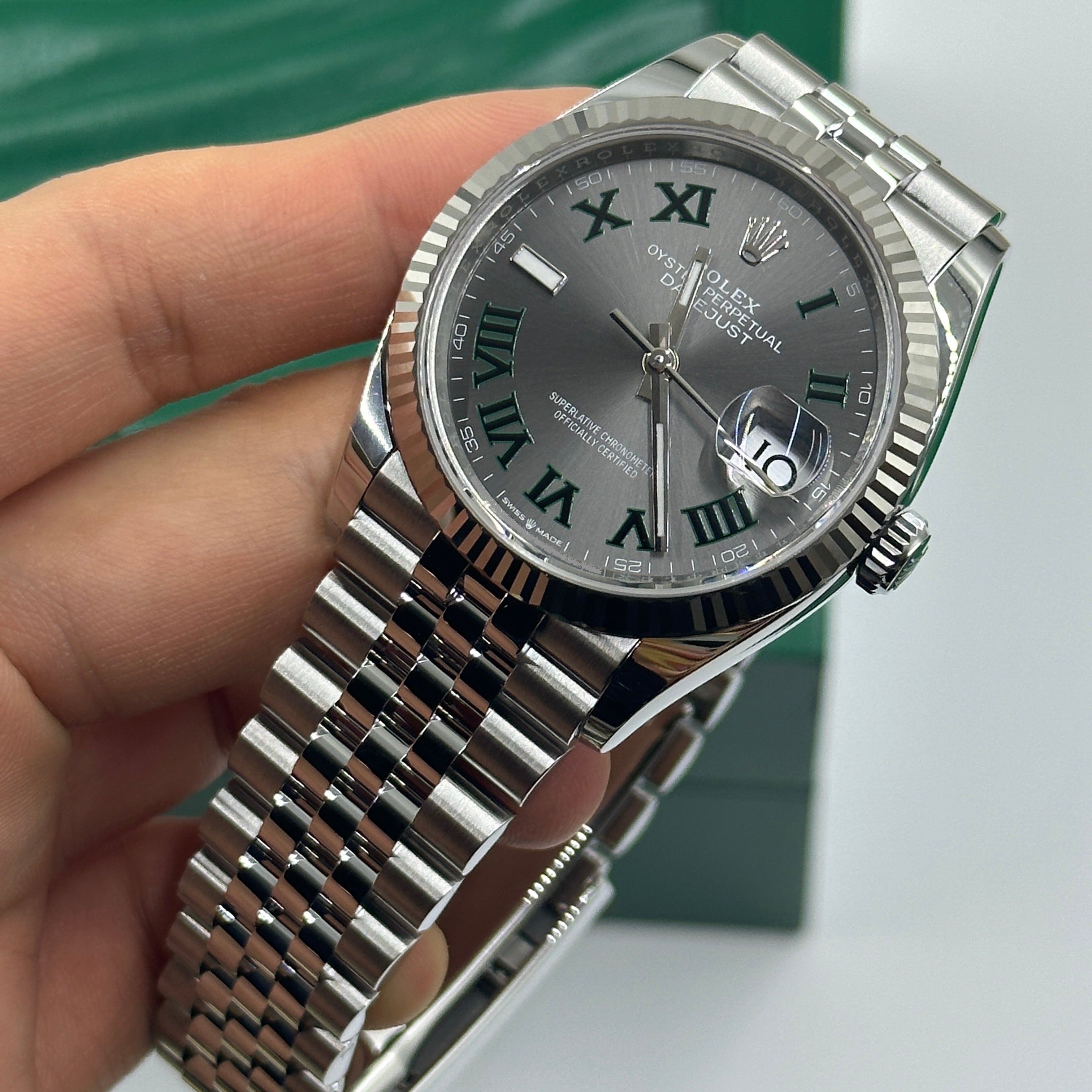 Rolex Datejust 36 126234 Wimbledon Jubilee