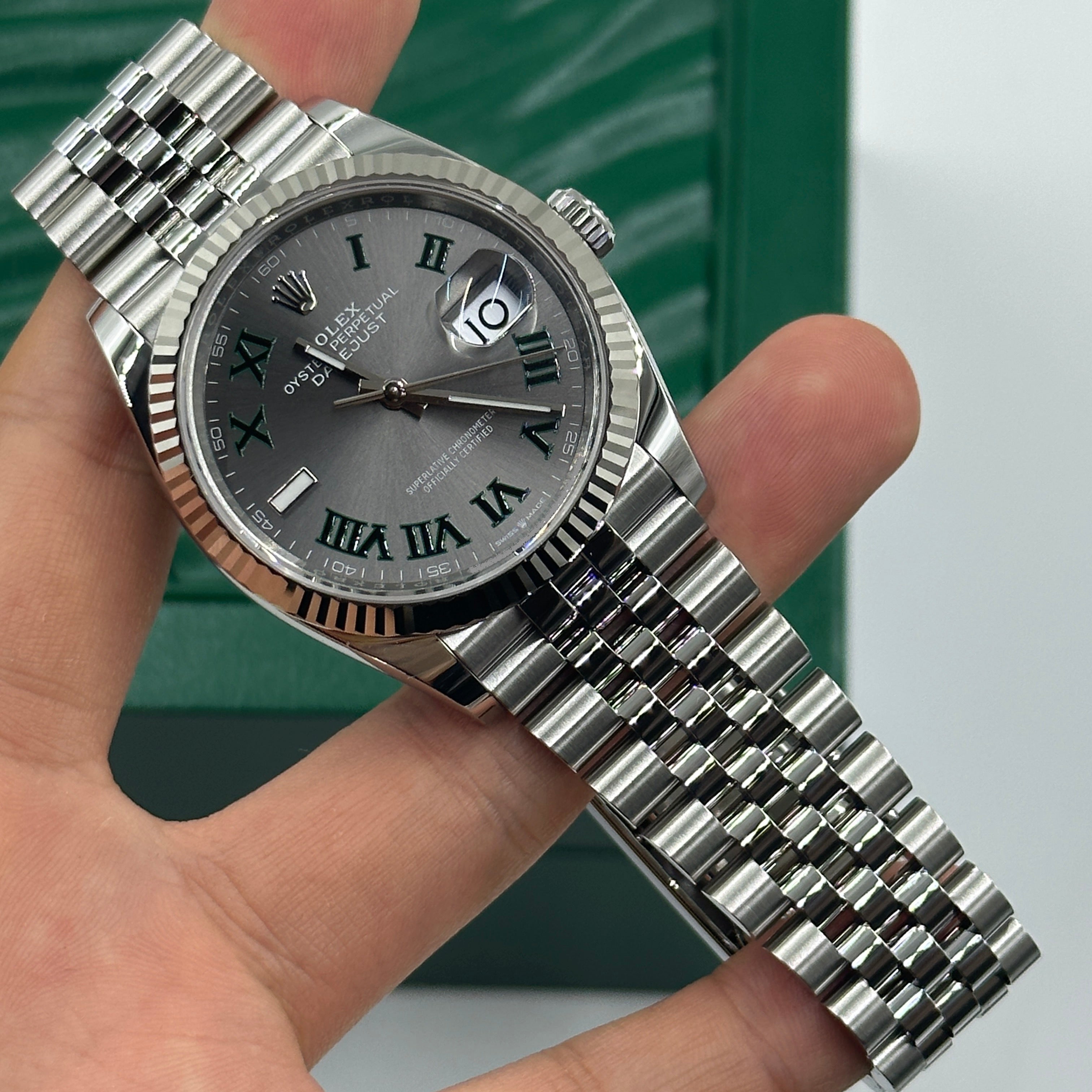 Rolex Datejust 36 126234 Wimbledon Jubilee