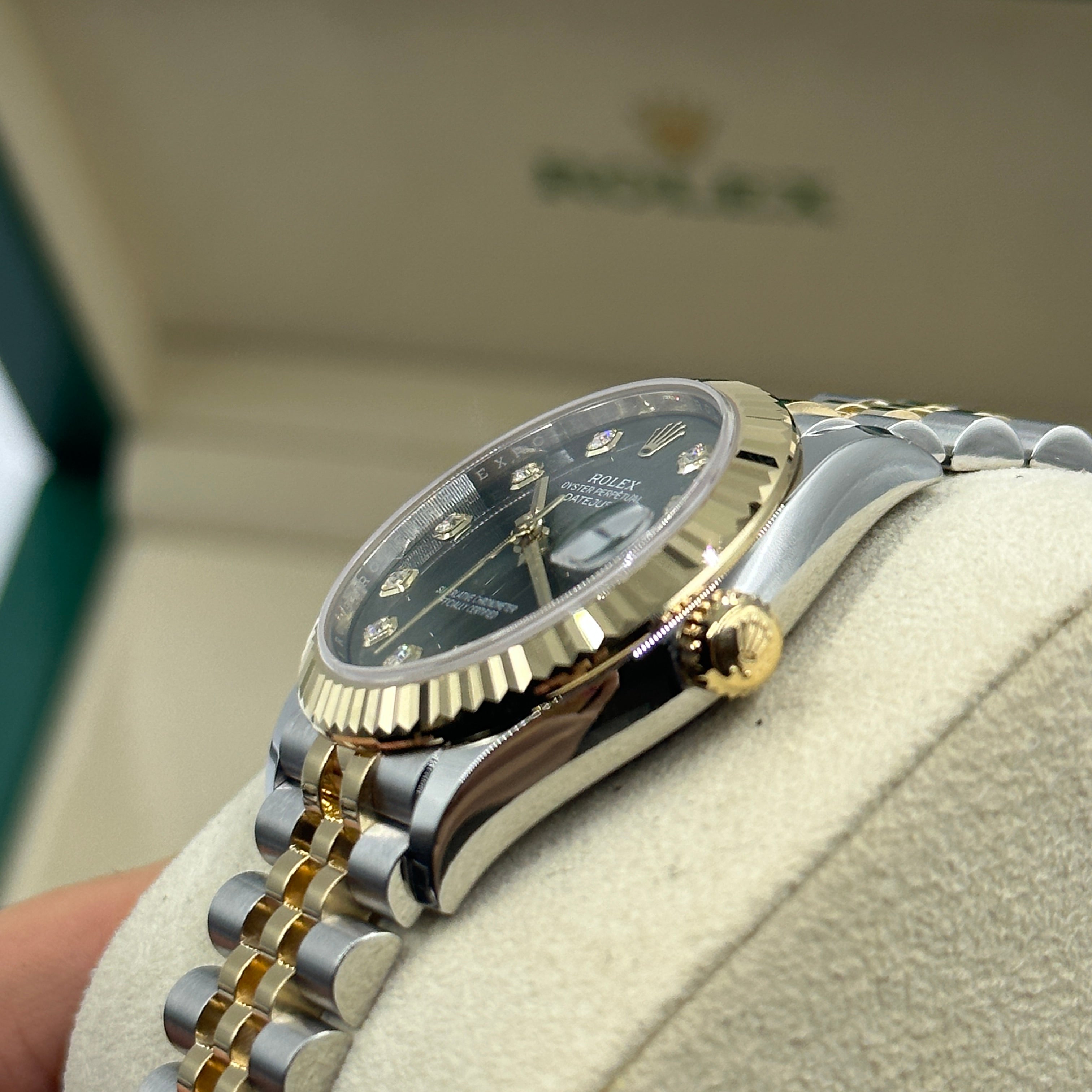 Rolex Datejust 31 278273G Green Jubilee 2024