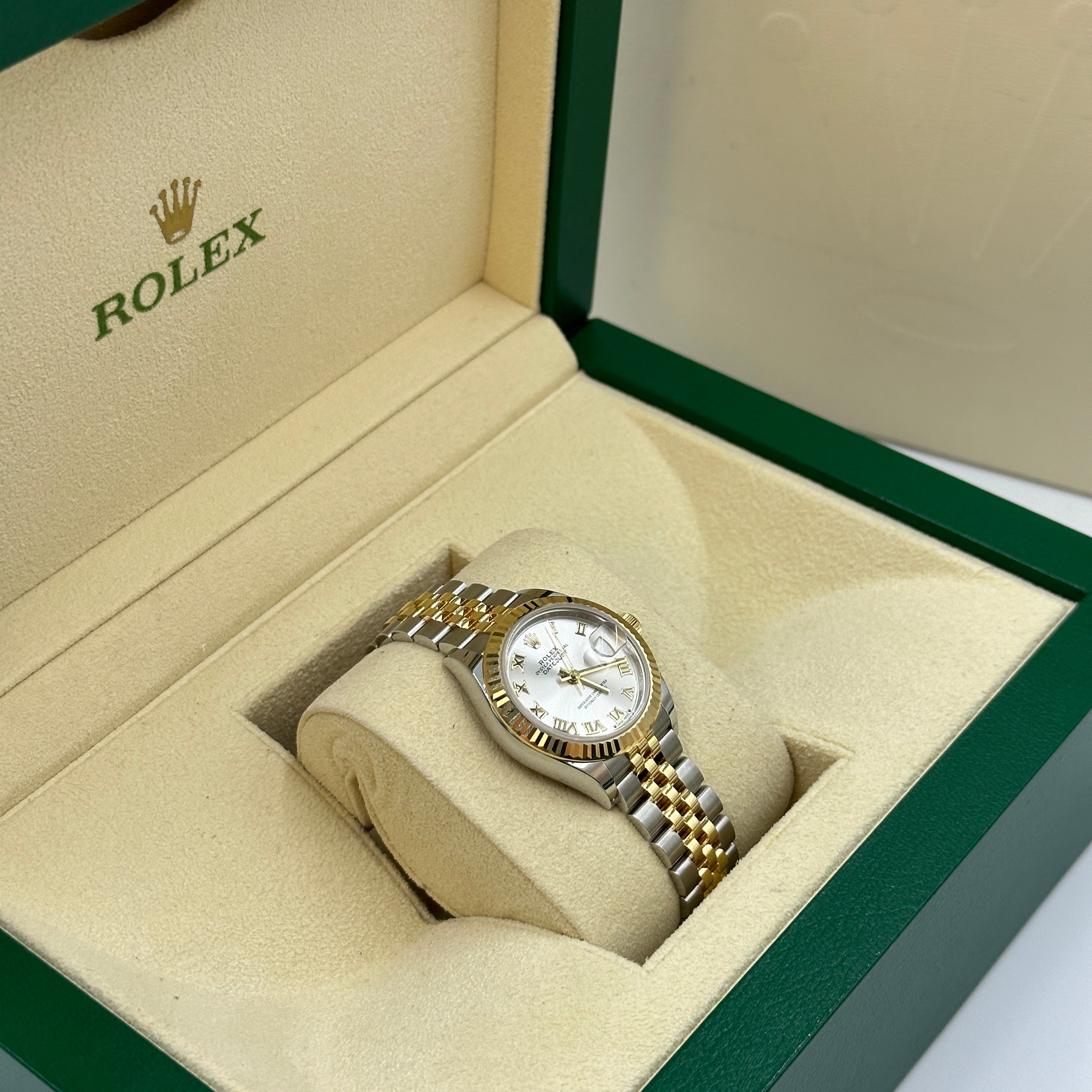 Rolex Lady-Datejust 28 279173 Silver Roman Jubilee