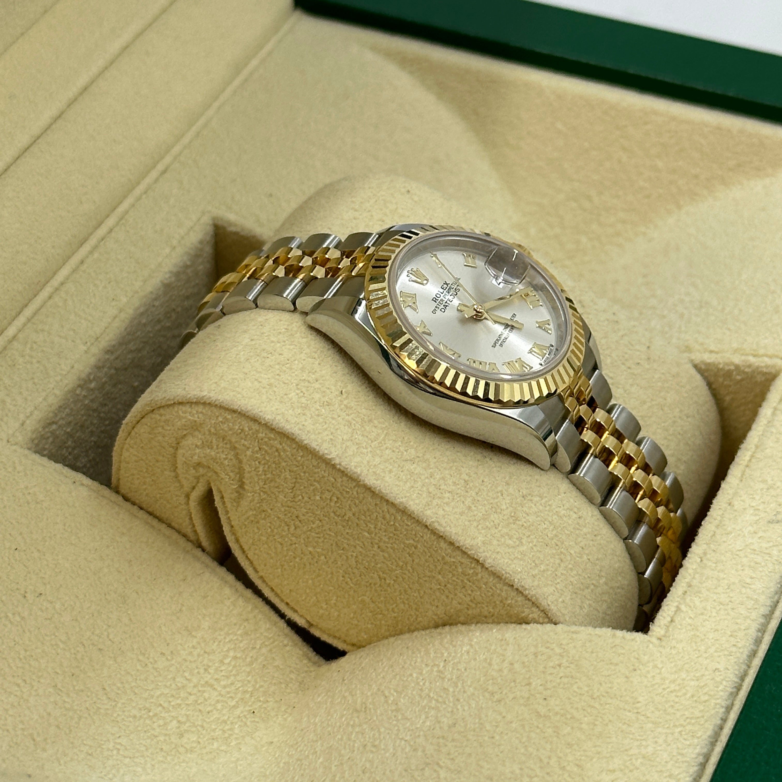 Rolex Lady-Datejust 28 279173 Silver Roman Jubilee