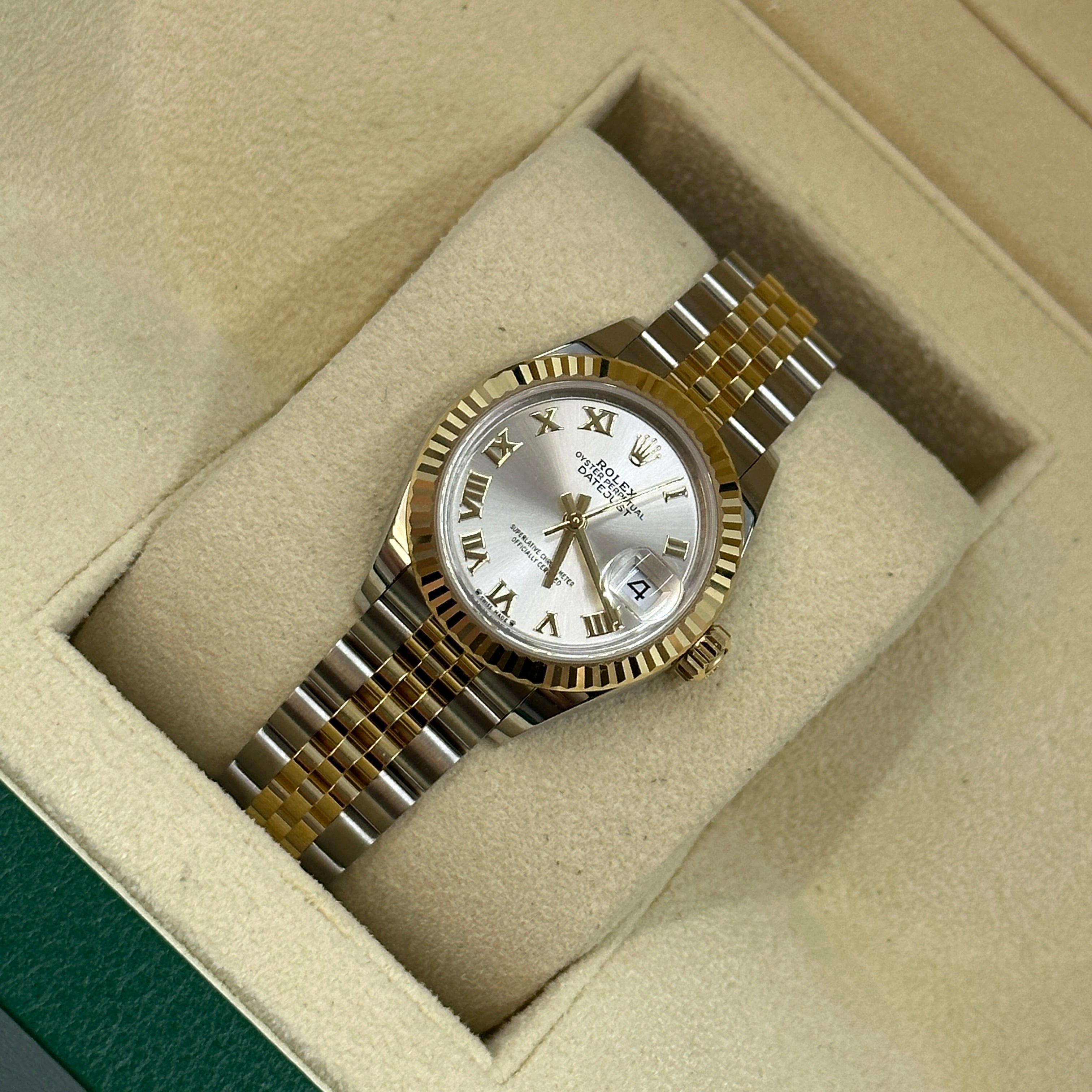Rolex Lady-Datejust 28 279173 Silver Roman Jubilee