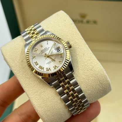 Rolex Lady-Datejust 28 279173 Silver Roman Jubilee
