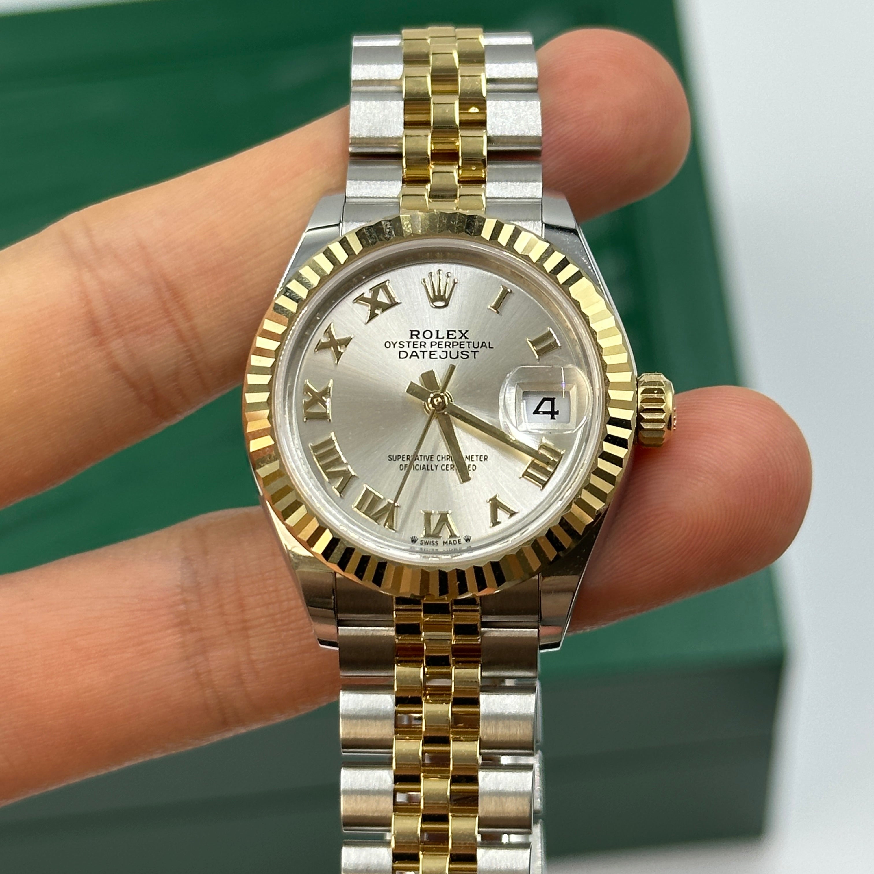 Rolex Lady-Datejust 28 279173 Silver Roman Jubilee