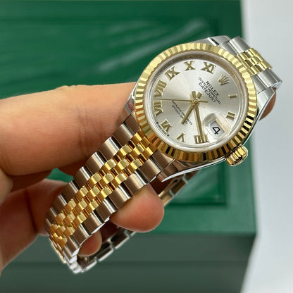 Rolex Lady-Datejust 28 279173 Silver Roman Jubilee