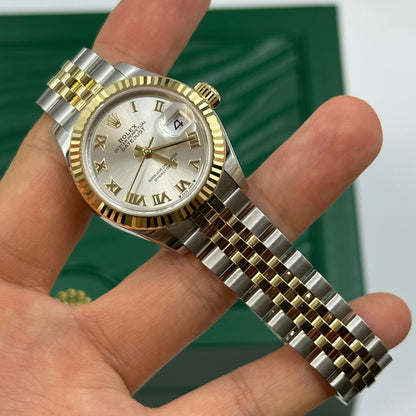 Rolex Lady-Datejust 28 279173 Silver Roman Jubilee