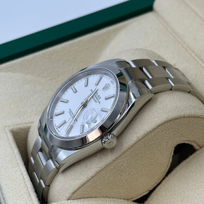 Rolex Datejust 41 126300 White Oyster