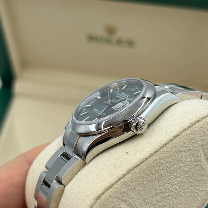 Rolex Datejust 31 278240 Green Index Oyster