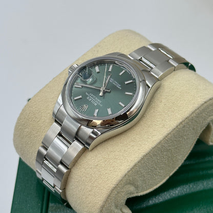 Rolex Datejust 31 278240 Green Index Oyster