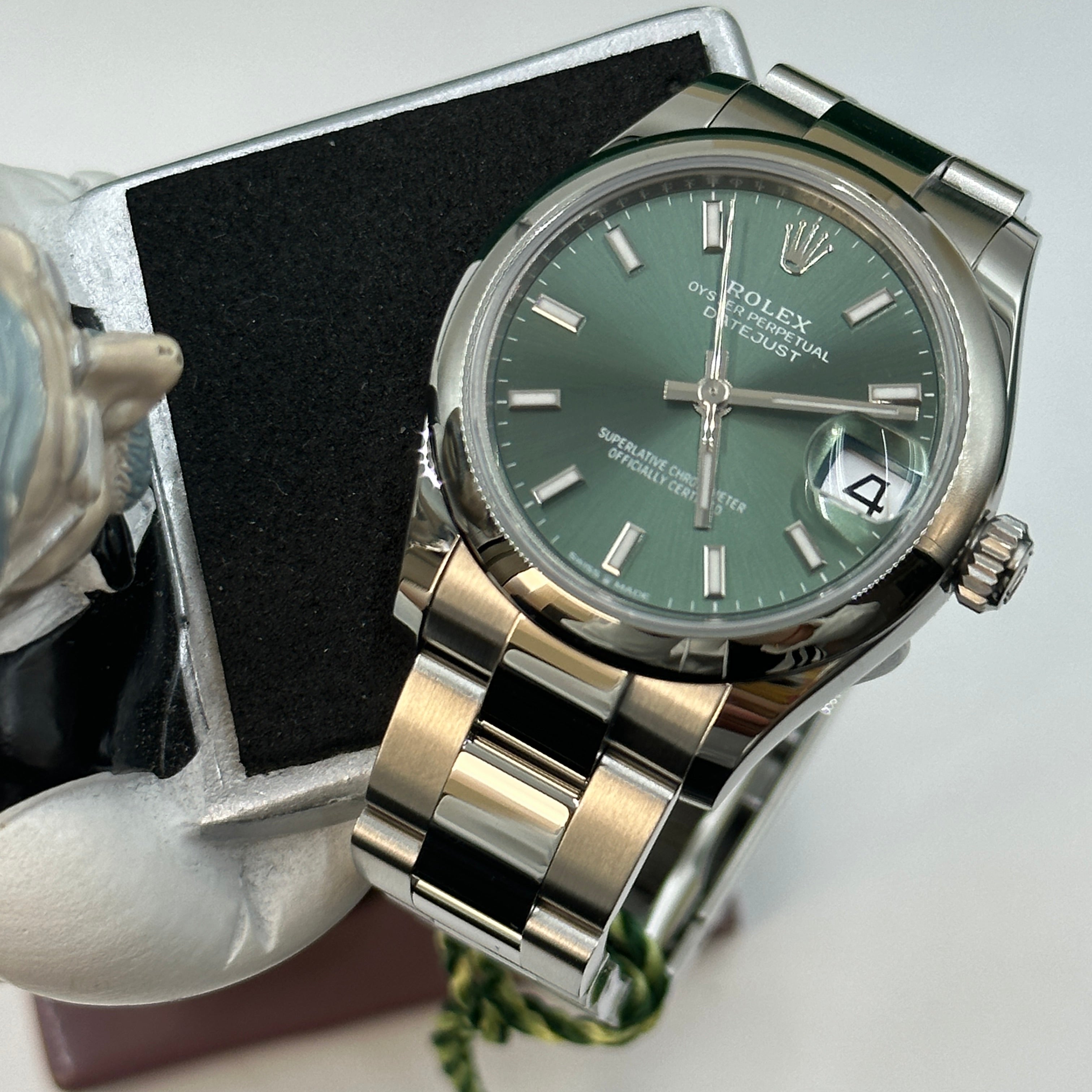 Rolex Datejust 31 278240 Green Index Oyster