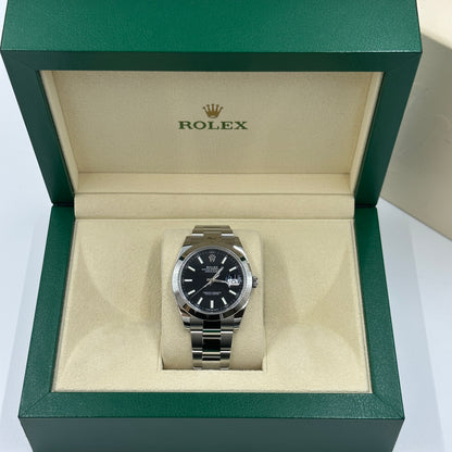 Rolex Datejust 41 126300 Black Index Oyster 2025