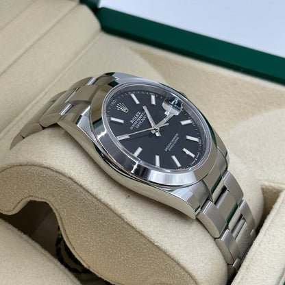Rolex Datejust 41 126300 Black Index Oyster 2025