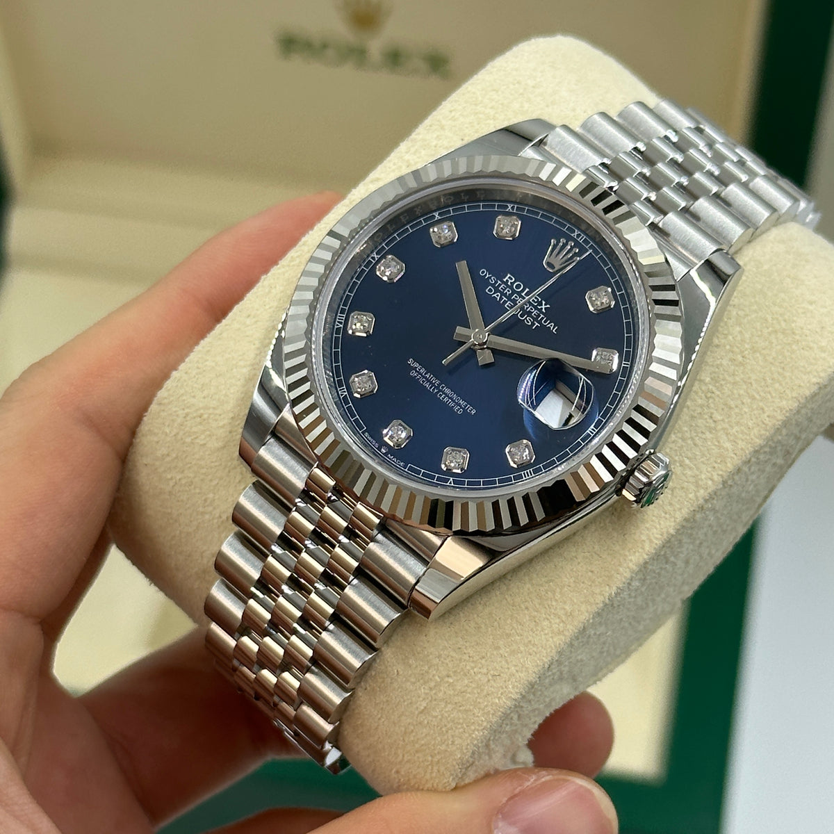 Rolex Datejust 41 126334G Blue Jubilee 2025